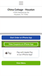 Mobile Screenshot of houstonchinacottage.com